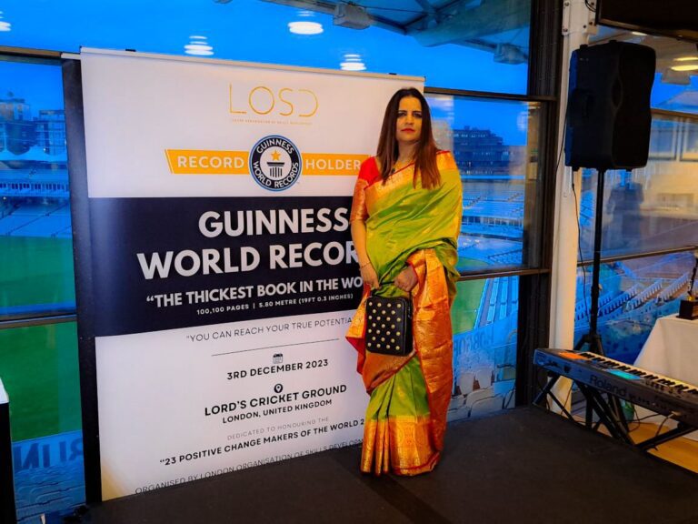 Honoring Excellence: Shweta Mahendra’s Guinness World Record Celebration