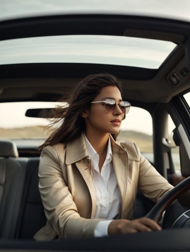 Woman Behind The Wheels